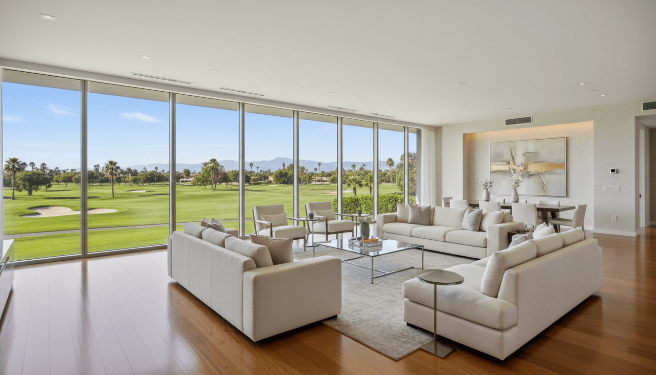 Modern home golf simulator room with high-end equipment and professional setup